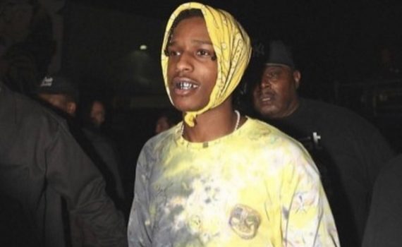 asap rocky tendencias vistiendo babushka