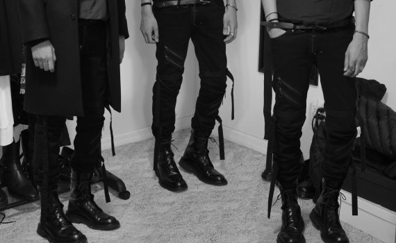 historia botas de combate hedi slimane dior saint laurent