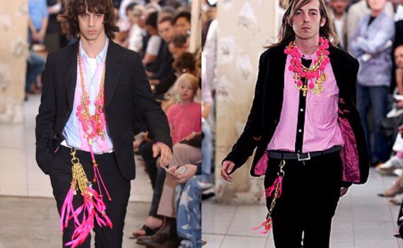 Comme des garçons SS 05 pink collection