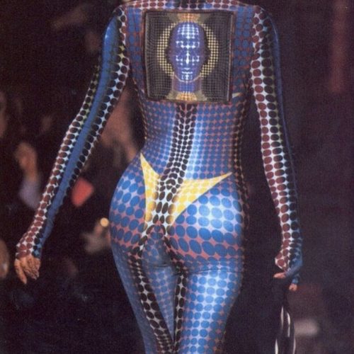 gaultier cyber dots mad max FW 95 collection
