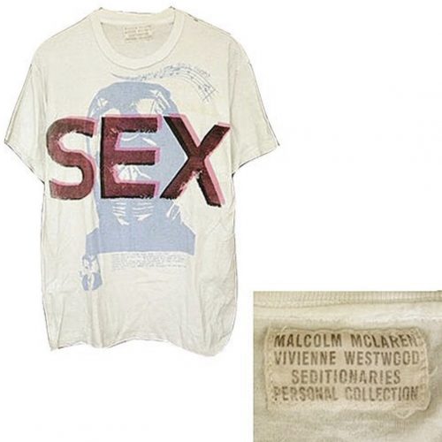 Malcolm Mclaren Vivienne Westwood SEX t shirt