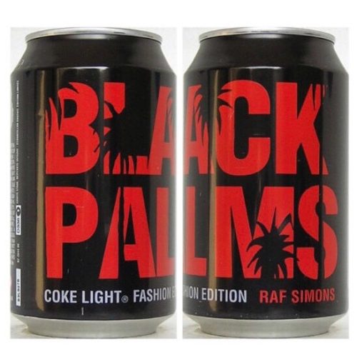 coca cola raf simons black palms